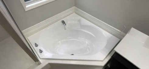 jetted tub after